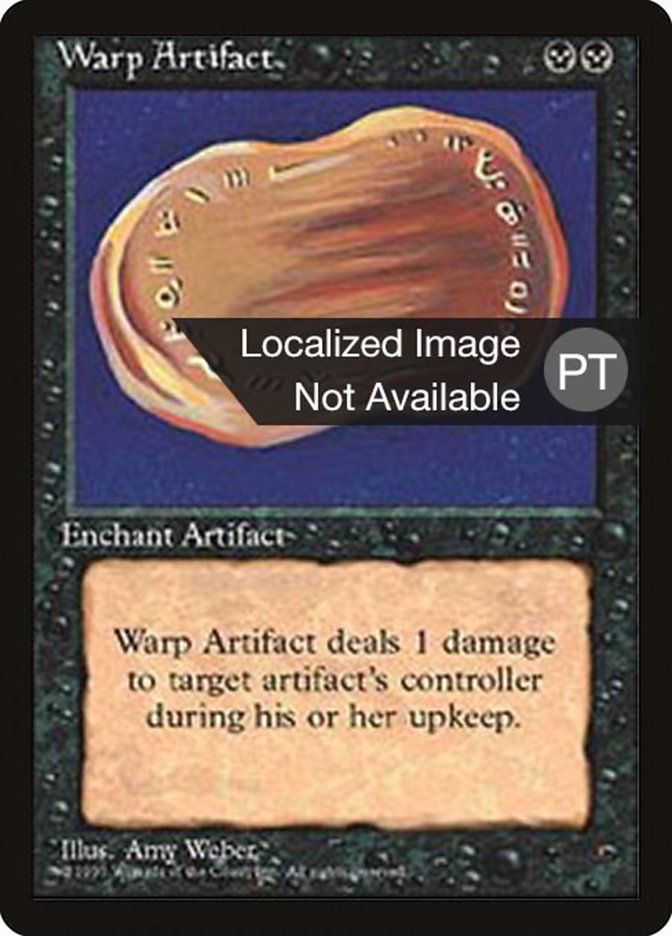 Warp Artifact [Fourth Edition (Foreign Black Border)] | Chromatic Games