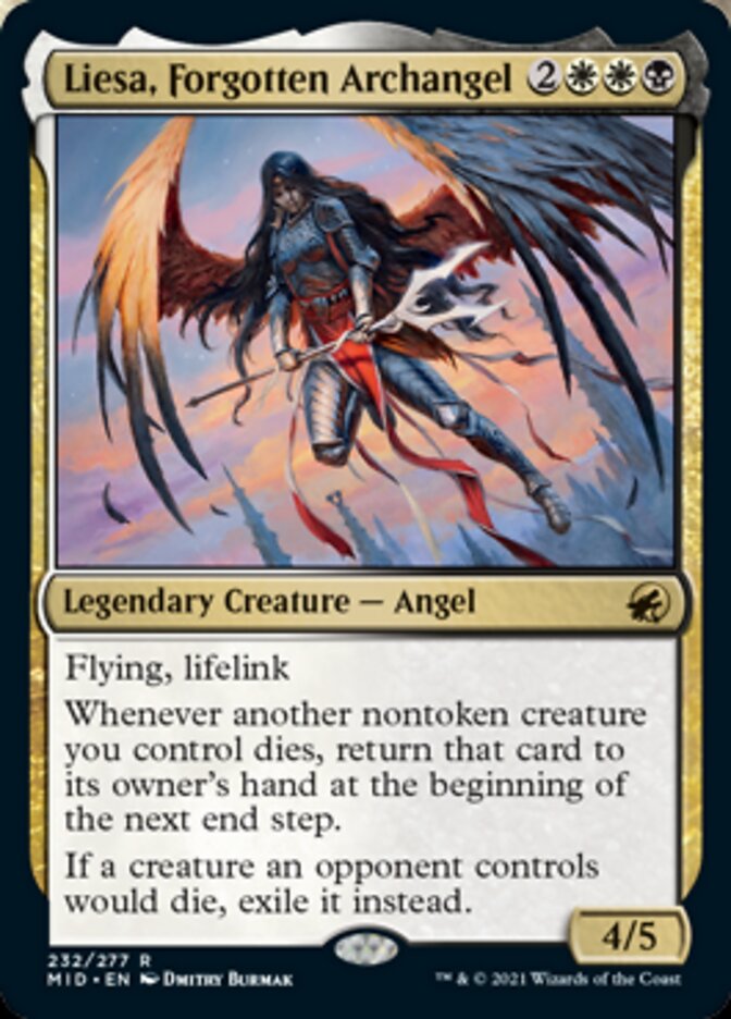 Liesa, Forgotten Archangel [Innistrad: Midnight Hunt] | Chromatic Games