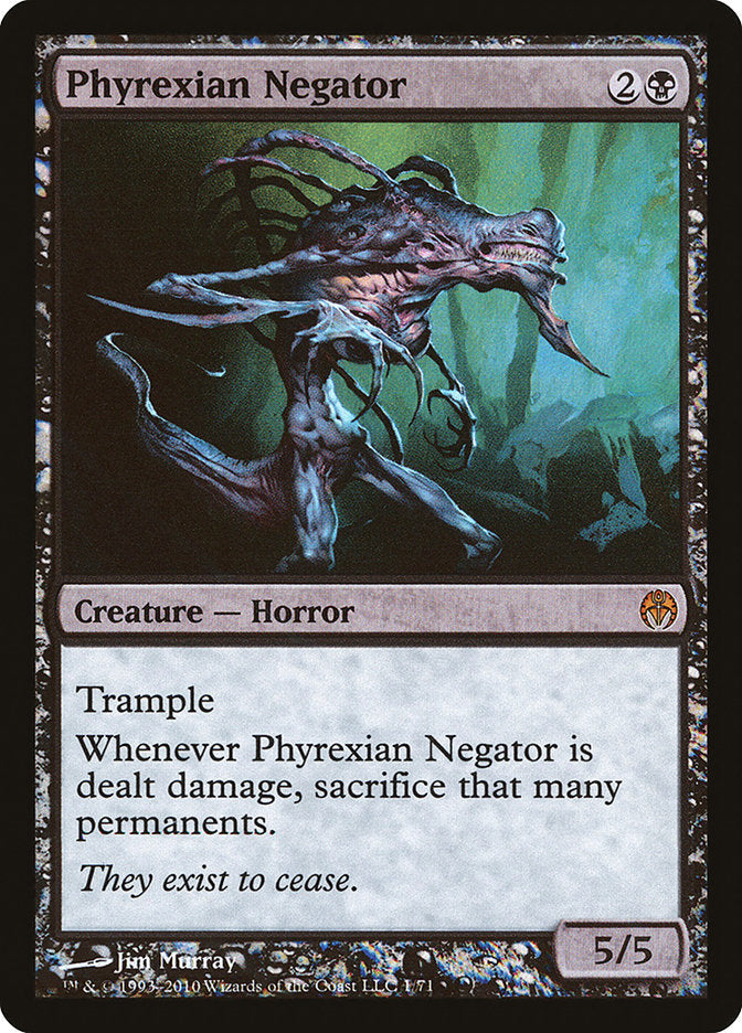 Phyrexian Negator [Duel Decks: Phyrexia vs. the Coalition] | Chromatic Games