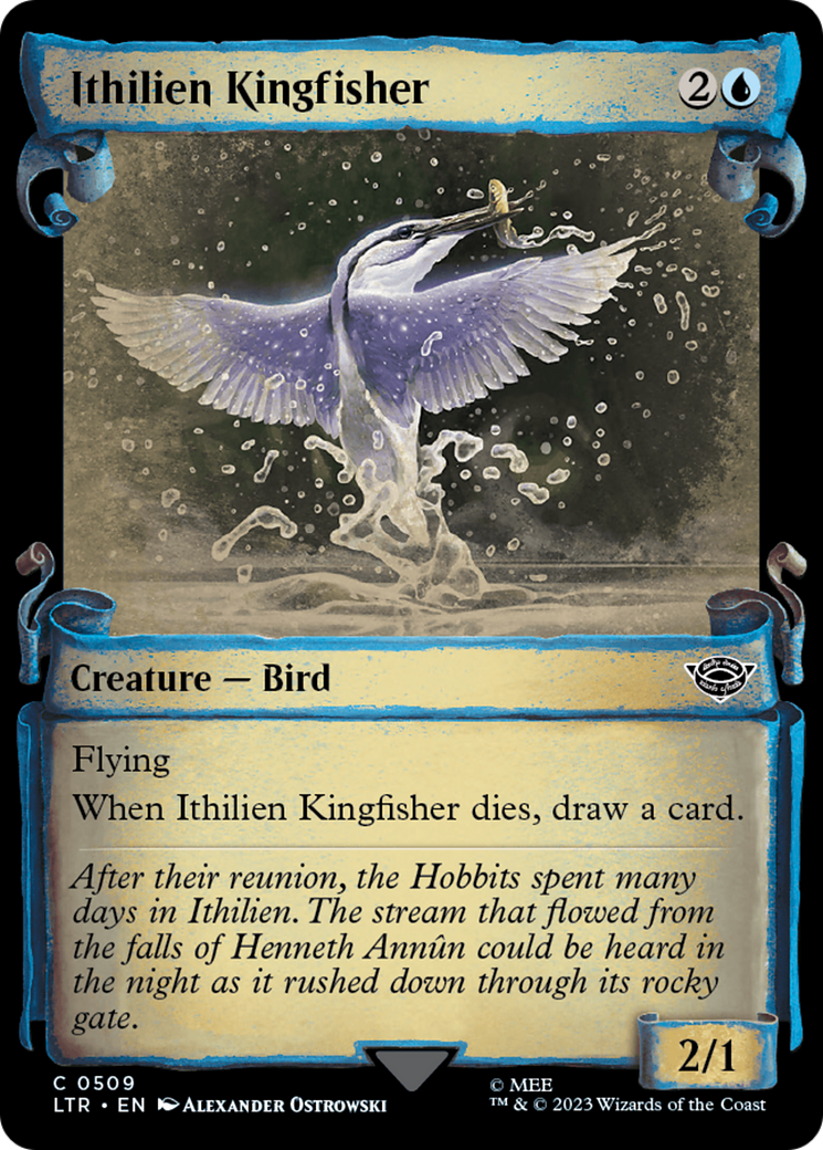 Ithilien Kingfisher [The Lord of the Rings: Tales of Middle-Earth Showcase Scrolls] | Chromatic Games