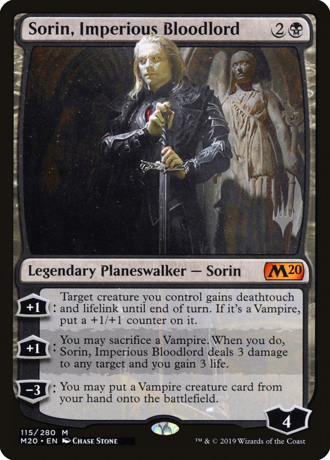 Sorin, Imperious Bloodlord (Promo Pack) [Core Set 2020 Promos] | Chromatic Games