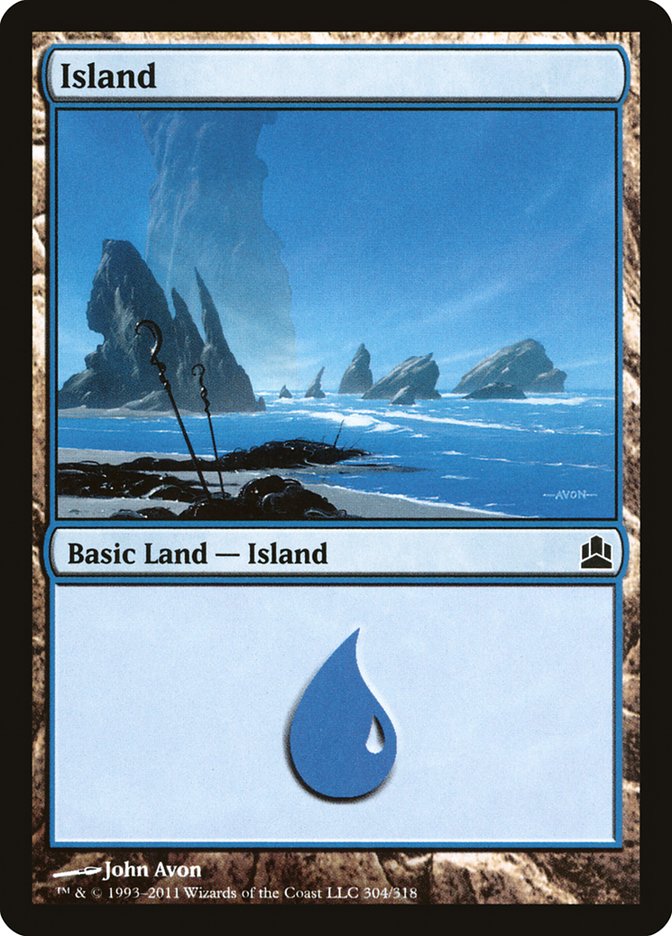 Island (304) [Commander 2011] | Chromatic Games