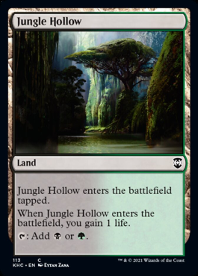 Jungle Hollow [Kaldheim Commander] | Chromatic Games