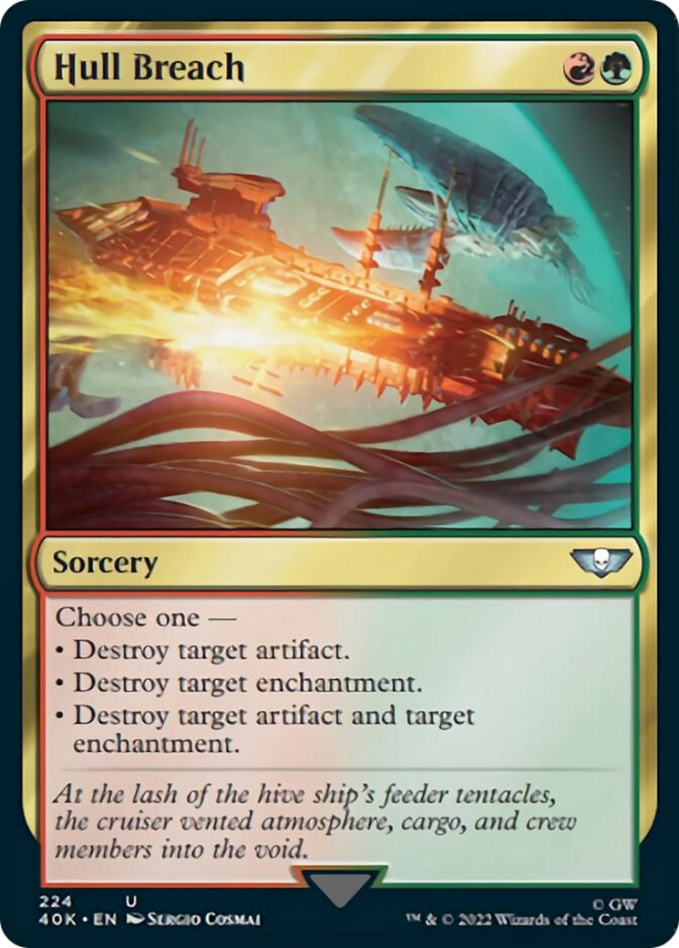 Hull Breach (Surge Foil) [Warhammer 40,000] | Chromatic Games