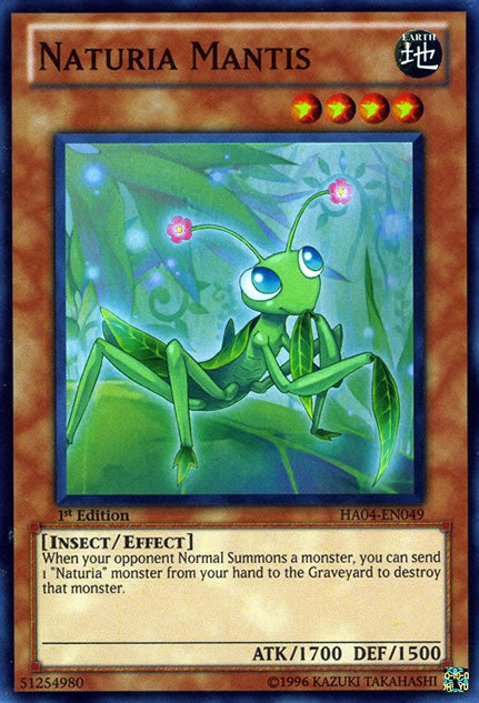 Naturia Mantis [HA04-EN049] Super Rare | Chromatic Games