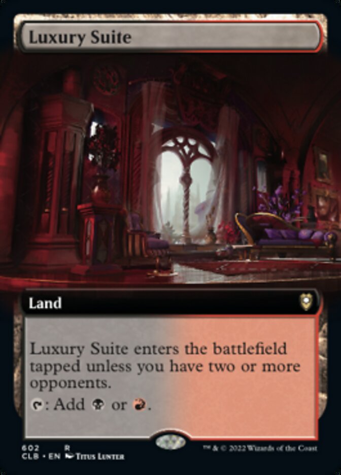 Luxury Suite (Extended Art) [Commander Legends: Battle for Baldur's Gate] | Chromatic Games