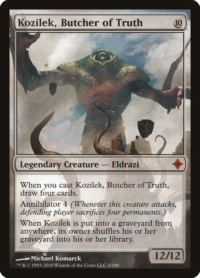 Kozilek, Butcher of Truth [Rise of the Eldrazi] | Chromatic Games