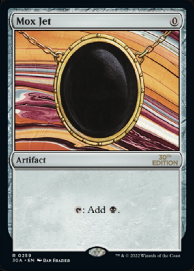 Mox Jet [30th Anniversary Edition] | Chromatic Games