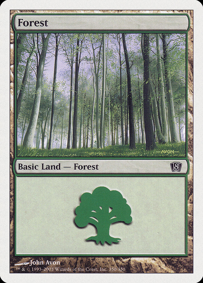 Forest (350) [Eighth Edition] | Chromatic Games