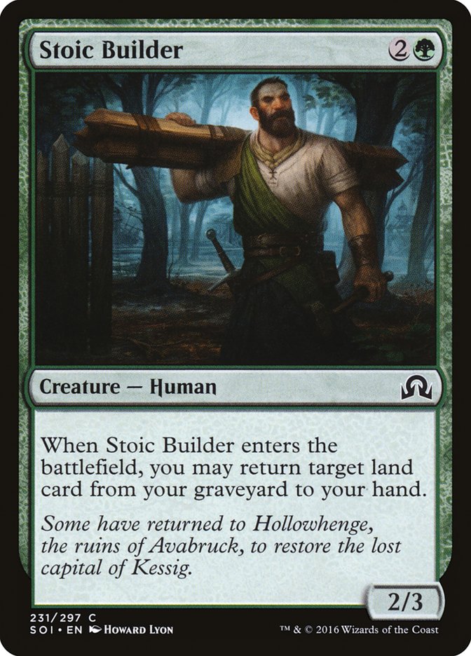 Stoic Builder [Shadows over Innistrad] | Chromatic Games