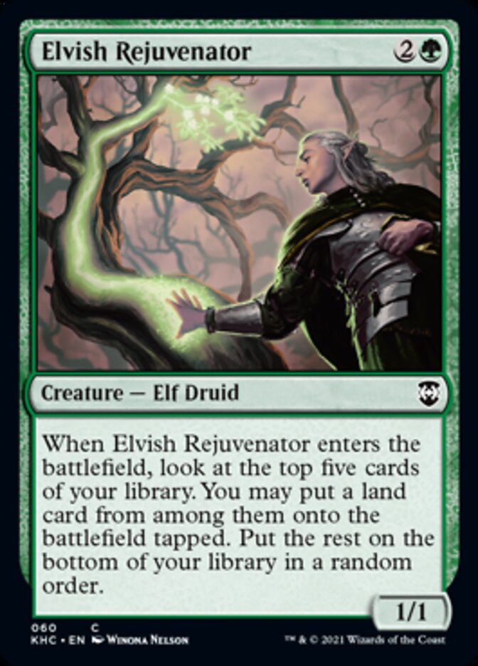 Elvish Rejuvenator [Kaldheim Commander] | Chromatic Games