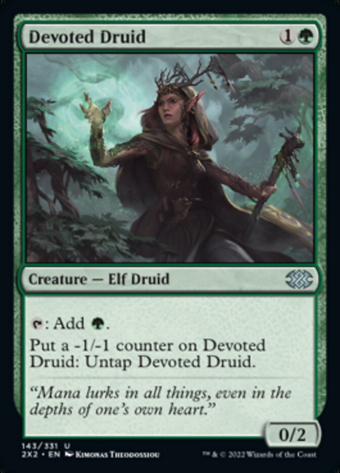 Devoted Druid [Double Masters 2022] | Chromatic Games