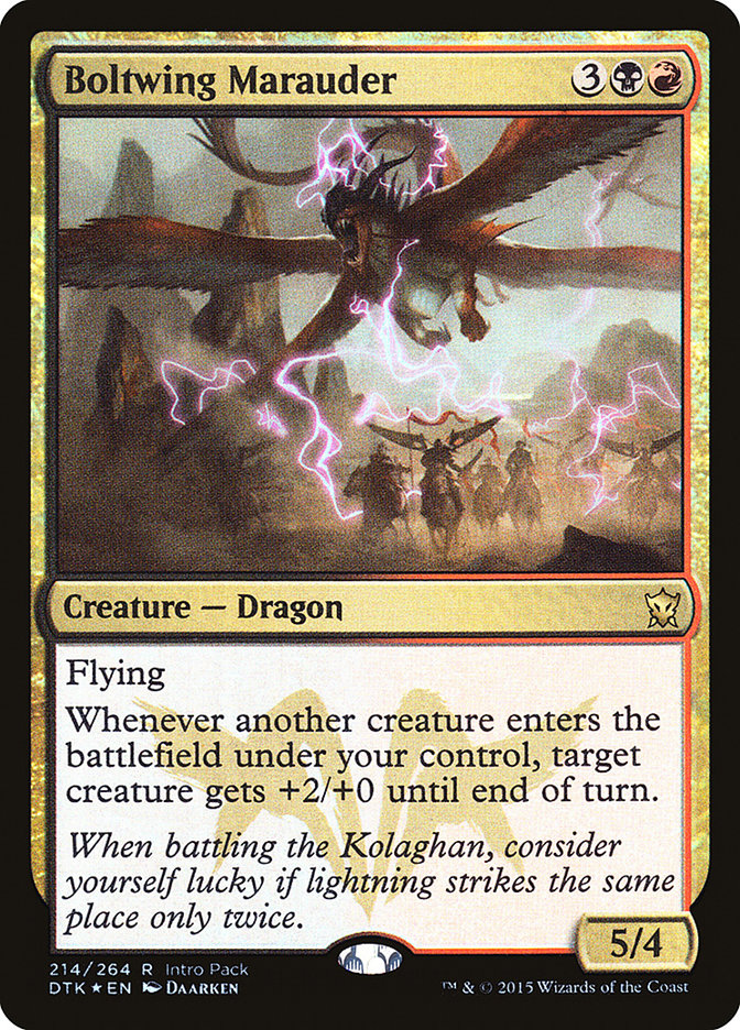 Boltwing Marauder (Intro Pack) [Dragons of Tarkir Promos] | Chromatic Games