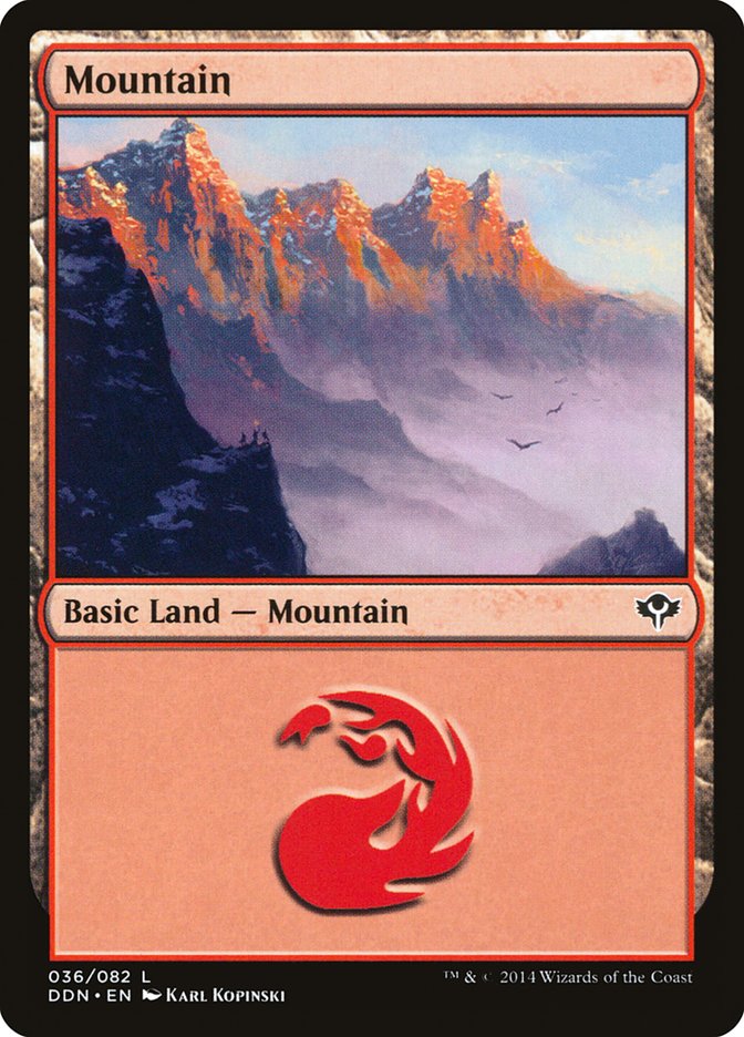 Mountain (36) [Duel Decks: Speed vs. Cunning] | Chromatic Games