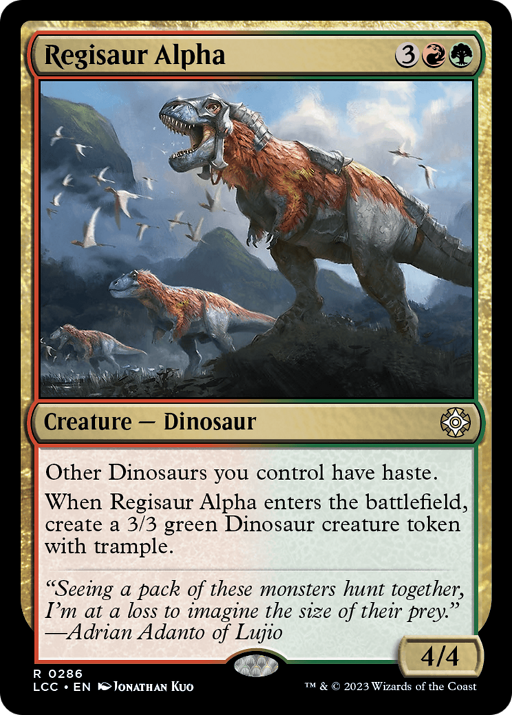 Regisaur Alpha [The Lost Caverns of Ixalan Commander] | Chromatic Games