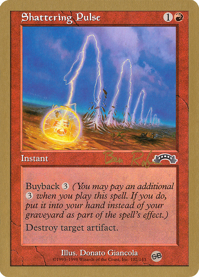 Shattering Pulse (Ben Rubin) (SB) [World Championship Decks 1998] | Chromatic Games