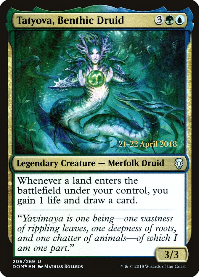 Tatyova, Benthic Druid [Dominaria Prerelease Promos] | Chromatic Games