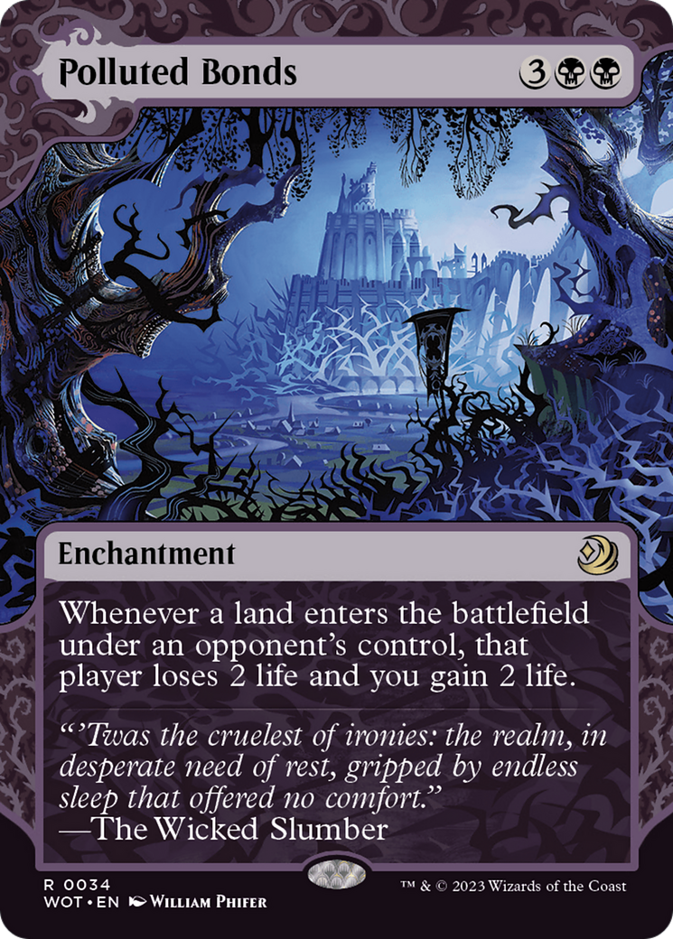 Polluted Bonds [Wilds of Eldraine: Enchanting Tales] | Chromatic Games