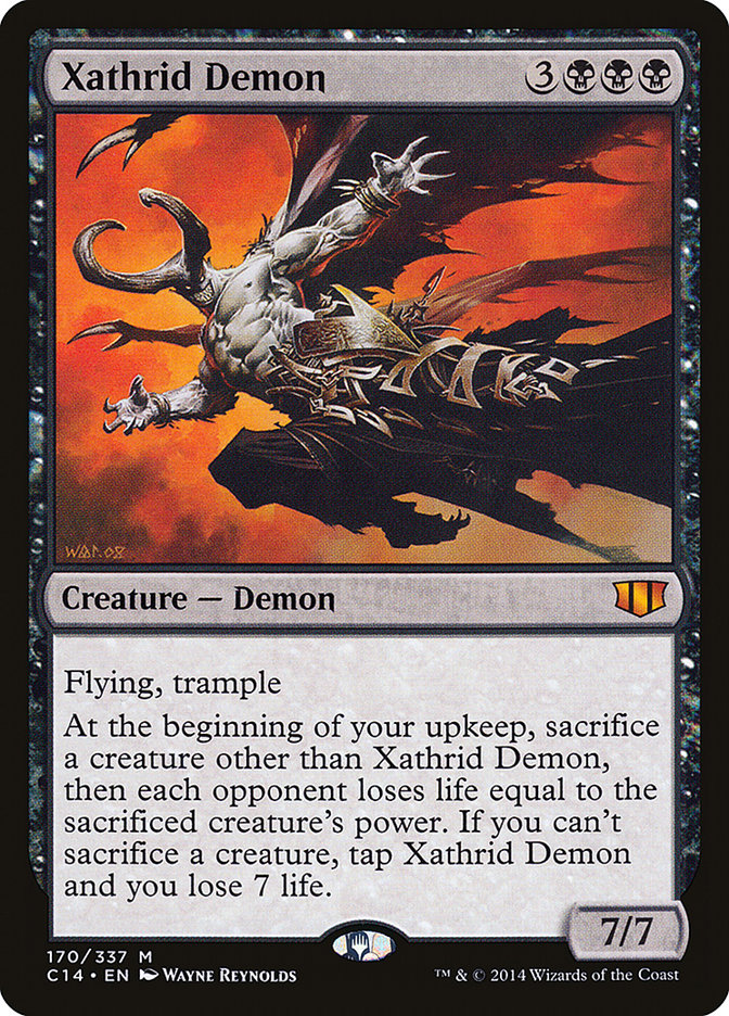 Xathrid Demon [Commander 2014] | Chromatic Games