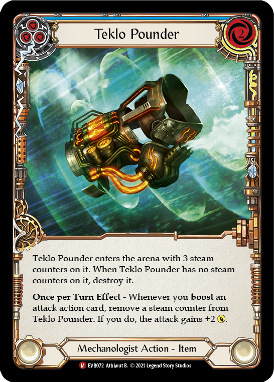 Teklo Pounder [EVR072] (Everfest)  1st Edition Rainbow Foil | Chromatic Games