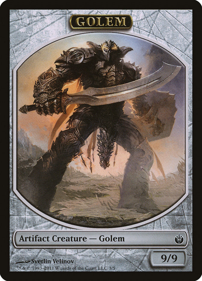 Golem Token [Mirrodin Besieged Tokens] | Chromatic Games