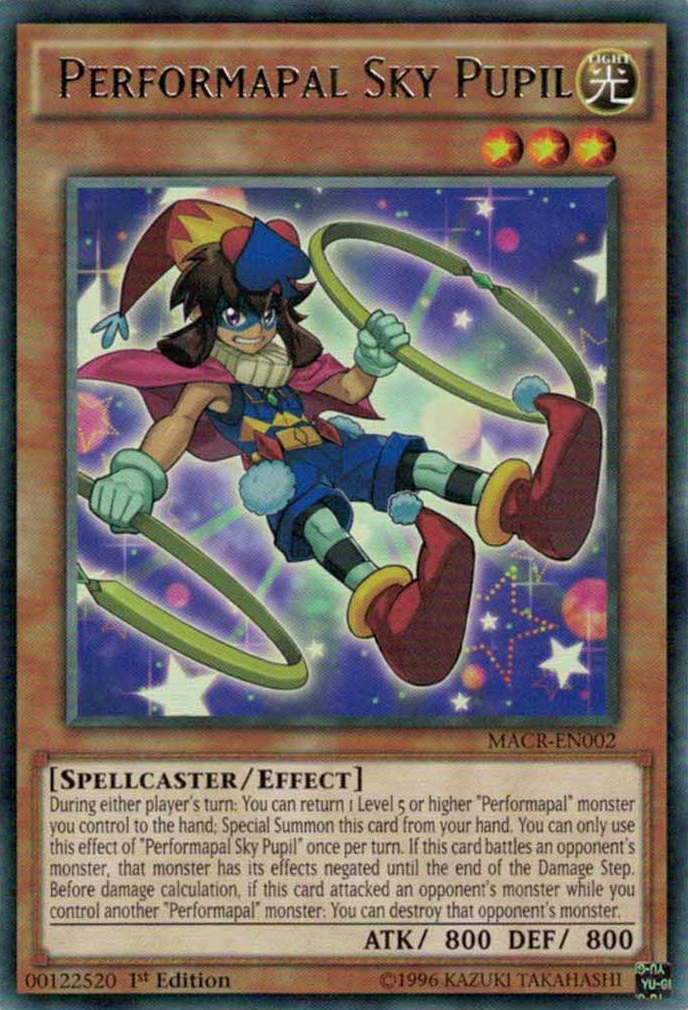 Performapal Sky Pupil [MACR-EN002] Rare | Chromatic Games