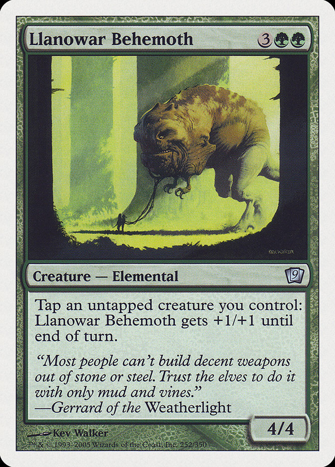 Llanowar Behemoth [Ninth Edition] | Chromatic Games