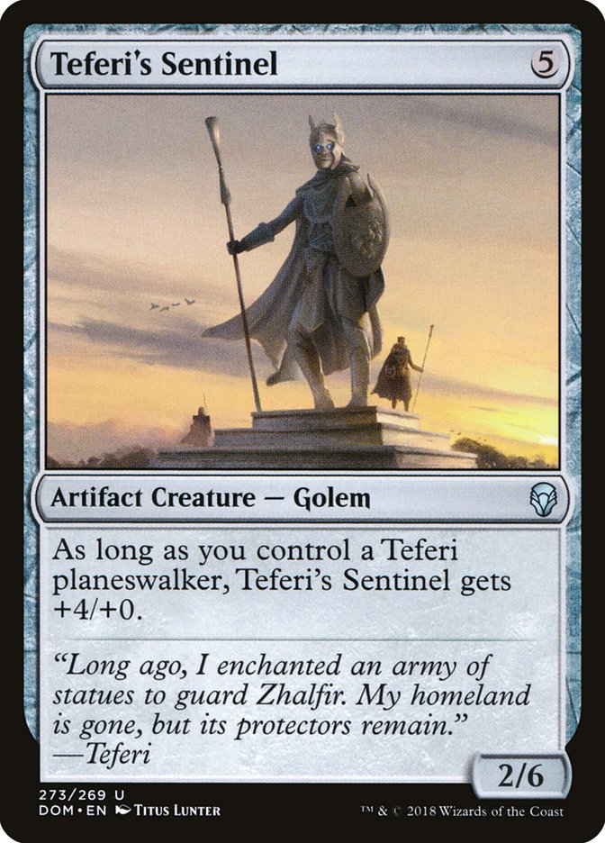 Teferi's Sentinel [Dominaria] | Chromatic Games