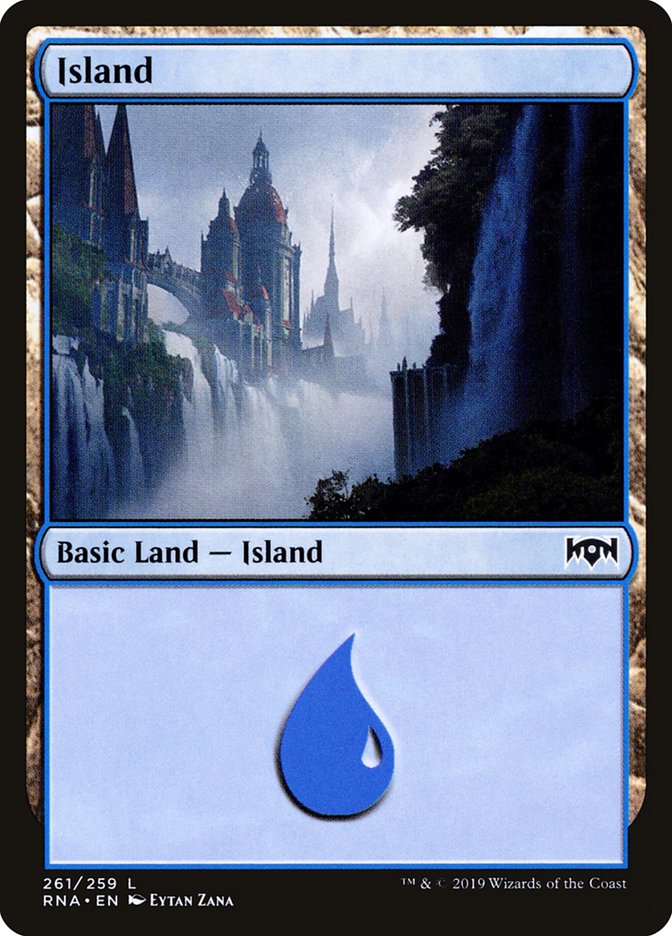 Island (261) [Ravnica Allegiance] | Chromatic Games