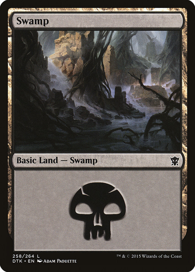 Swamp (258) [Dragons of Tarkir] | Chromatic Games