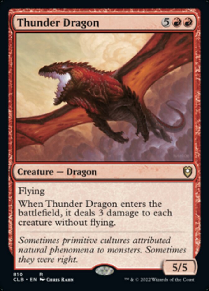 Thunder Dragon [Commander Legends: Battle for Baldur's Gate] | Chromatic Games