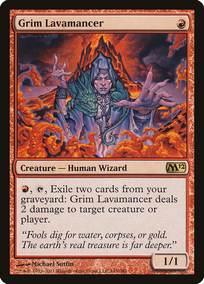 Grim Lavamancer [Magic 2012] | Chromatic Games