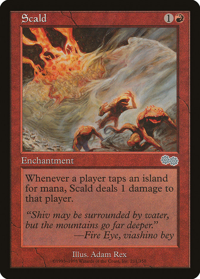 Scald [Urza's Saga] | Chromatic Games