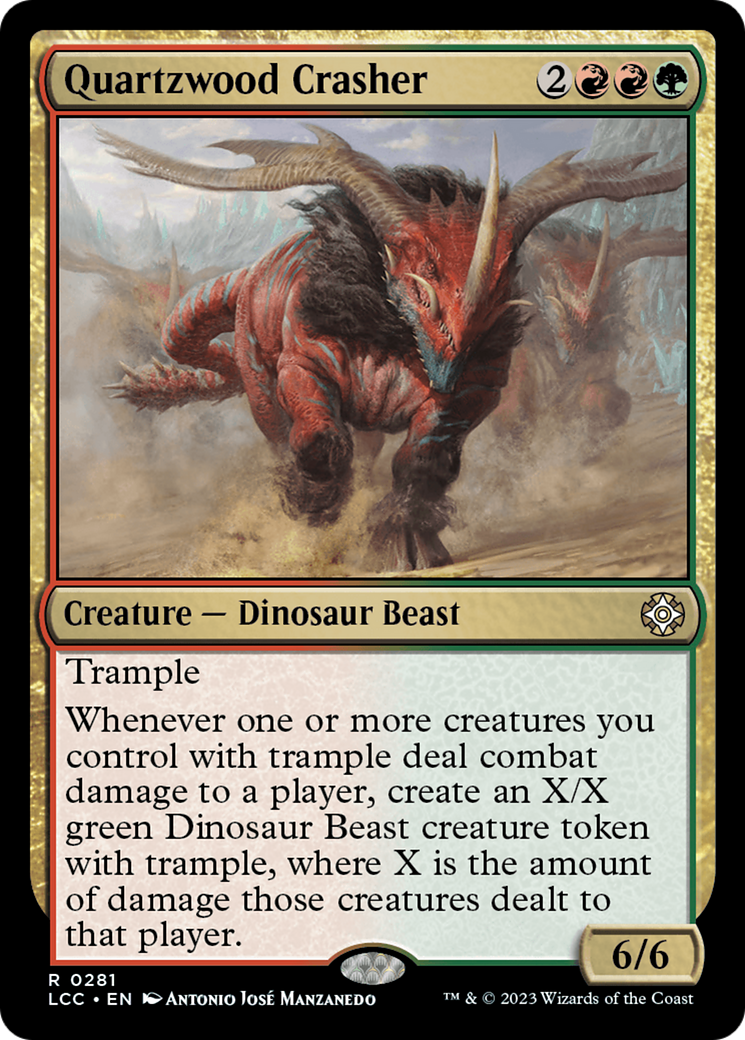 Quartzwood Crasher [The Lost Caverns of Ixalan Commander] | Chromatic Games