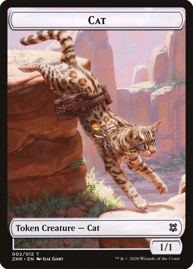 Cat Token [Zendikar Rising Tokens] | Chromatic Games