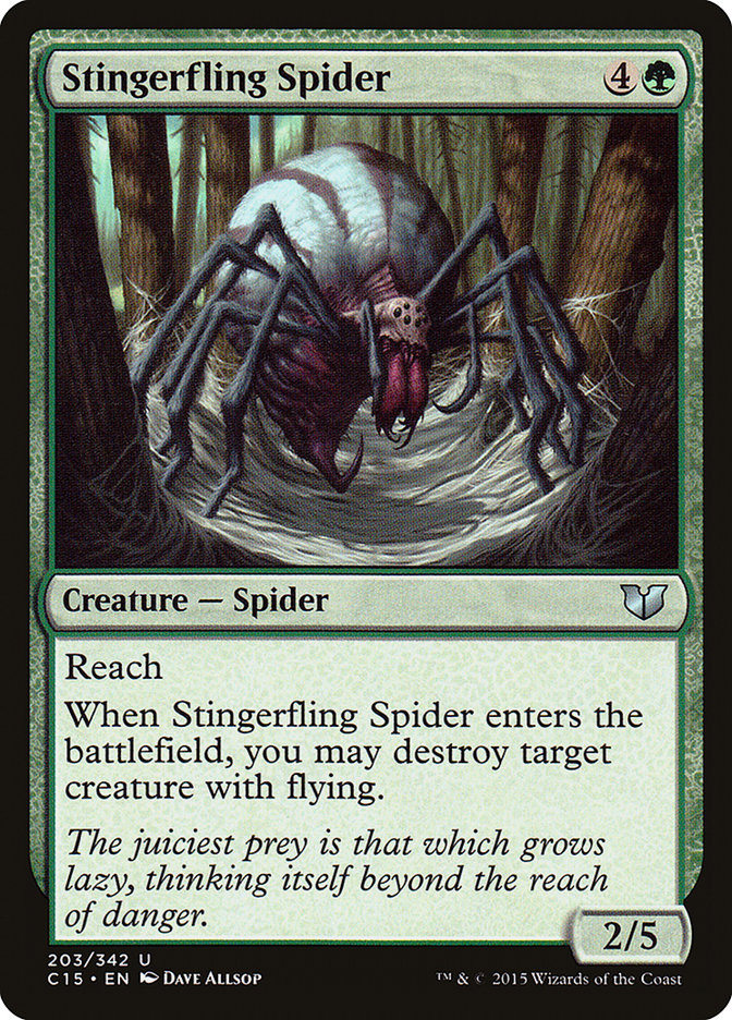 Stingerfling Spider [Commander 2015] | Chromatic Games