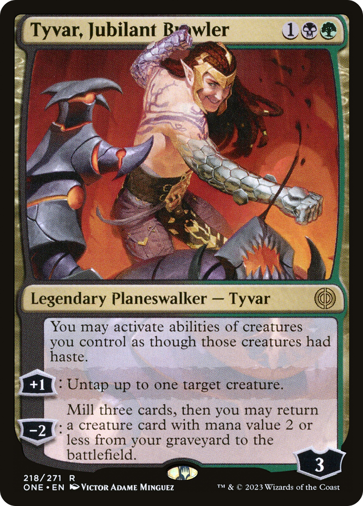 Tyvar, Jubilant Brawler [Phyrexia: All Will Be One] | Chromatic Games