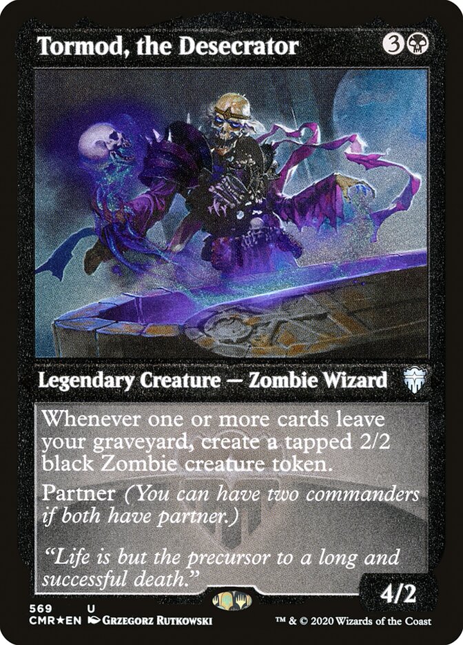 Tormod, the Desecrator (Etched) [Commander Legends] | Chromatic Games