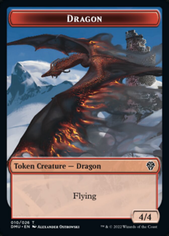 Dragon Token [Dominaria United Tokens] | Chromatic Games