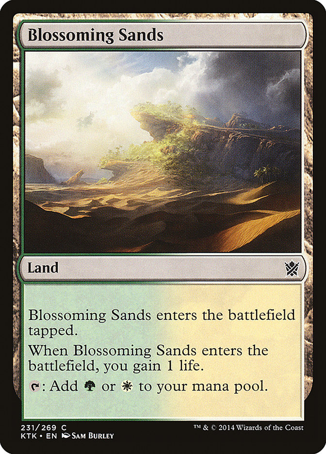 Blossoming Sands [Khans of Tarkir] | Chromatic Games