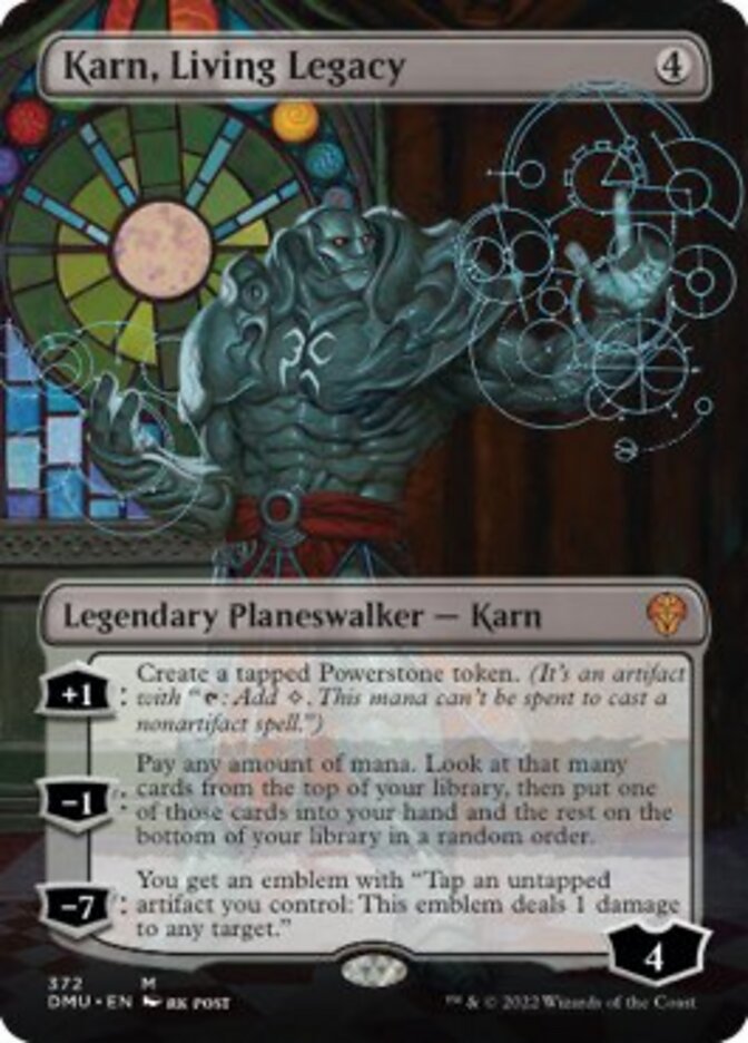 Karn, Living Legacy (Borderless) [Dominaria United] | Chromatic Games