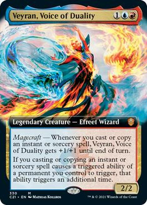 Veyran, Voice of Duality (Extended Art) [Commander 2021] | Chromatic Games