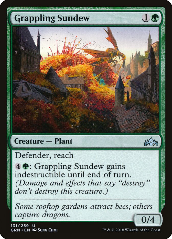 Grappling Sundew [Guilds of Ravnica] | Chromatic Games