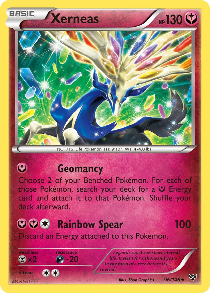 Xerneas (XY Base Set) [Theme Deck Exclusives] | Chromatic Games