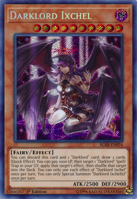 Darklord Ixchel [BLRR-EN076] Secret Rare | Chromatic Games