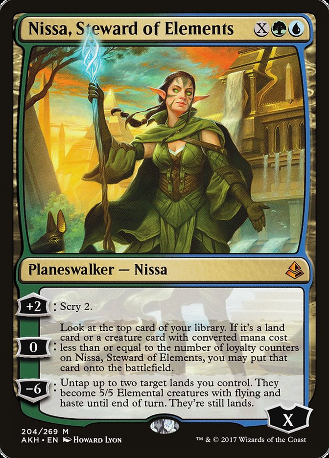 Nissa, Steward of Elements [Amonkhet] | Chromatic Games