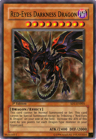 Red-Eyes Darkness Dragon [SD1-EN001] Ultra Rare | Chromatic Games