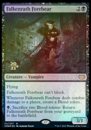 Falkenrath Forebear [Innistrad: Crimson Vow Prerelease Promos] | Chromatic Games