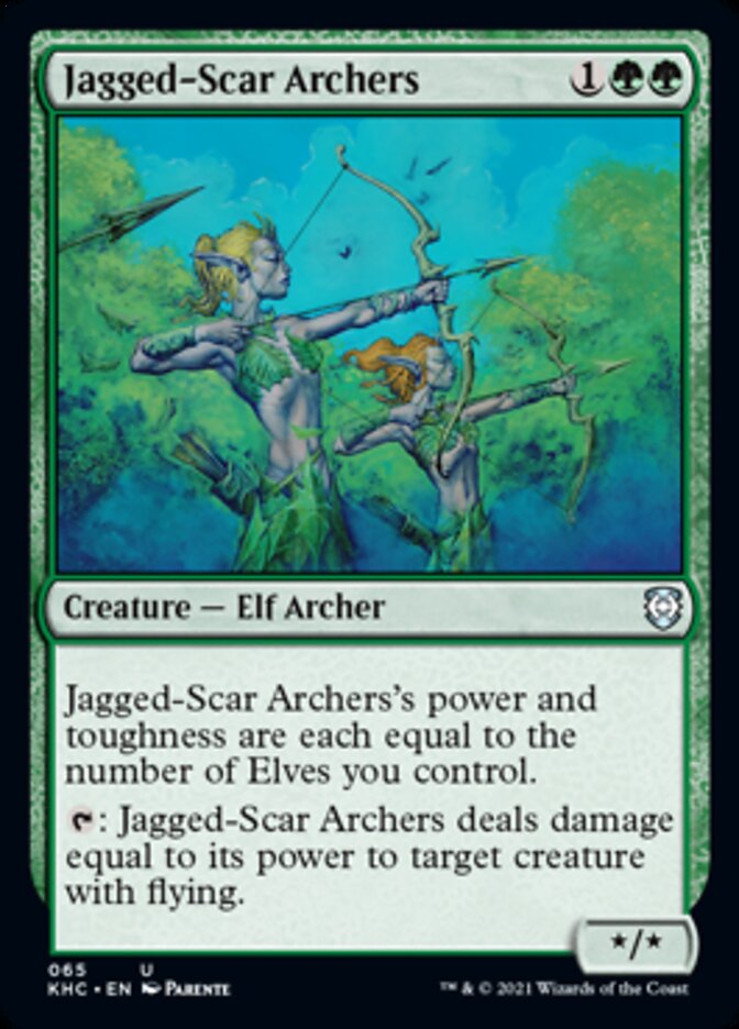 Jagged-Scar Archers [Kaldheim Commander] | Chromatic Games