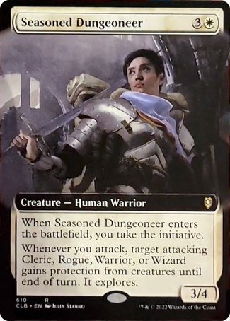 Seasoned Dungeoneer (Extended Art) [Commander Legends: Battle for Baldur's Gate] | Chromatic Games